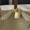 69303d3cf09edb6de4c4d4c3 Upgraded Original Lock It MM Bag in M11214 Green, M22914 Black, M22925 Brown, M23061 Off-White, M22927 Greige