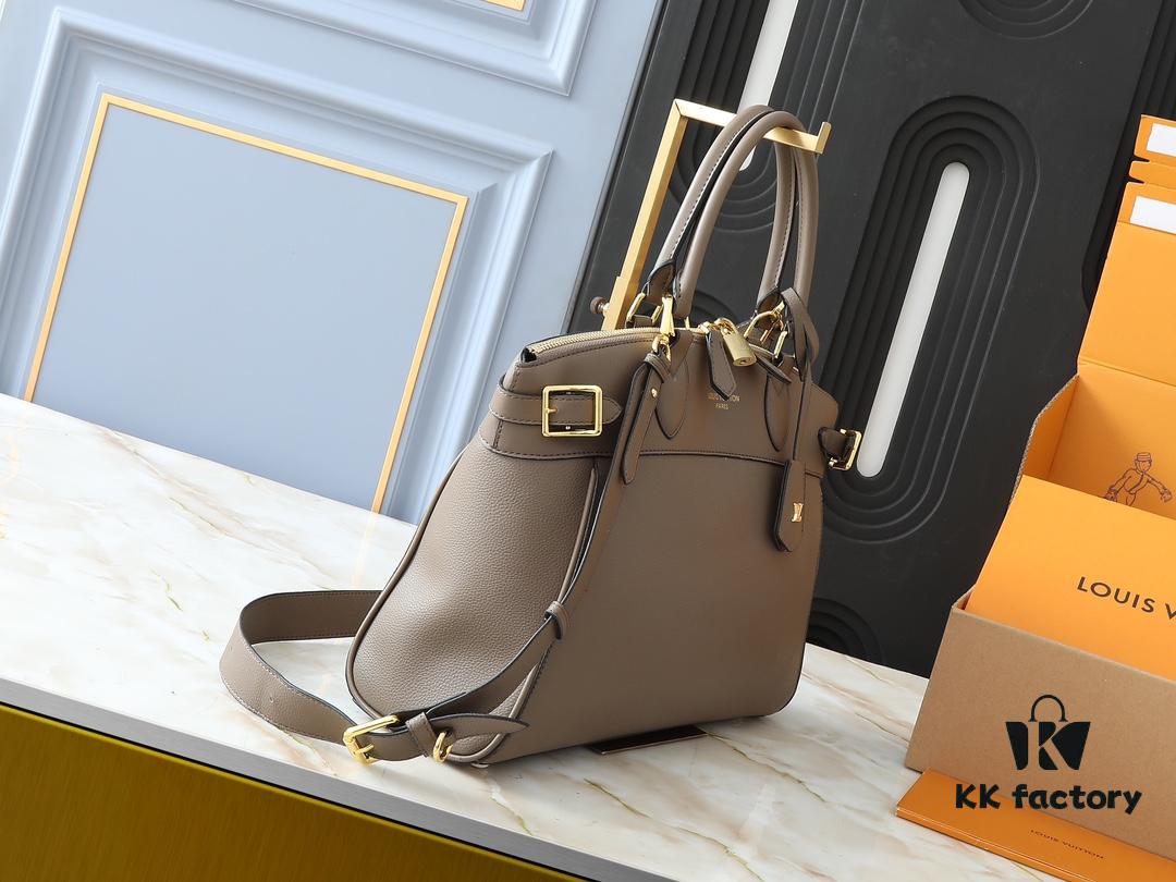 69303d3ef09edb6de4c4d4c5 Upgraded Original Lock It MM Bag in M11214 Green, M22914 Black, M22925 Brown, M23061 Beige, M22927 Grayish Brown
