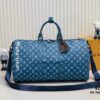 69303d43f09edb6de4c4d4cc Exclusive Real Photo - Upgraded Version ‼️ Real Photo M23963 Green 41416 Keepall Bandoulière 50 Travel Bag from the Monogram Tones Collection