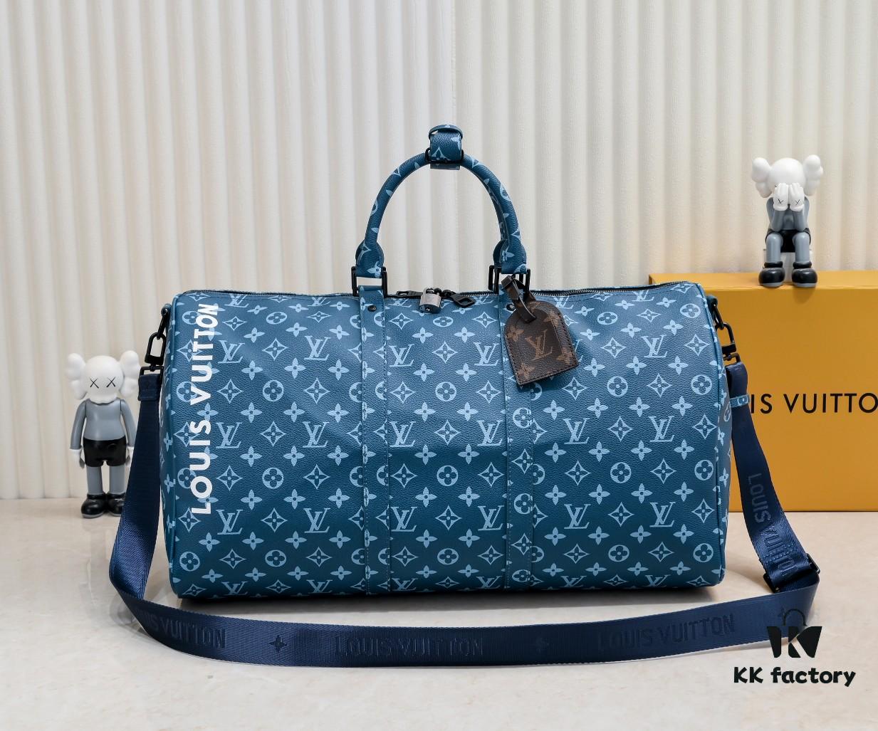 69303d43f09edb6de4c4d4cc Exclusive Real Photo - Upgraded Version ‼️ Real Photo M23963 Green 41416 Keepall Bandoulière 50 Travel Bag from the Monogram Tones Collection