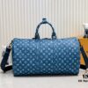 69303d46f09edb6de4c4d4cf Exclusive Real Photo - Upgraded Version ‼️ Real Photo M23963 Green 41416 Keepall Bandoulière 50 Travel Bag from the Monogram Tones Collection