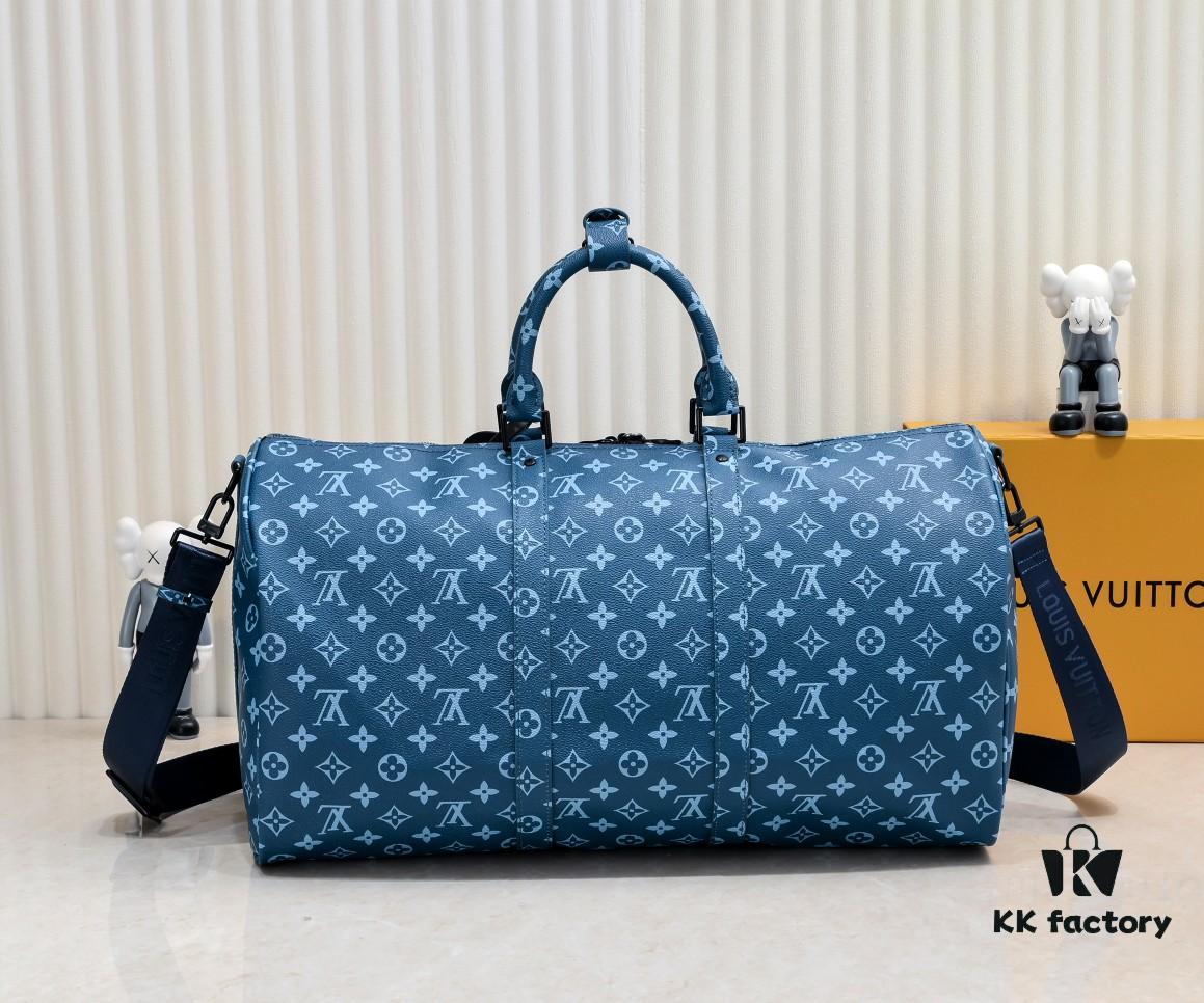 69303d46f09edb6de4c4d4cf Exclusive Real Photo - Upgraded Version ‼️ Real Photo M23963 Green 41416 Keepall Bandoulière 50 Travel Bag from the Monogram Tones Collection