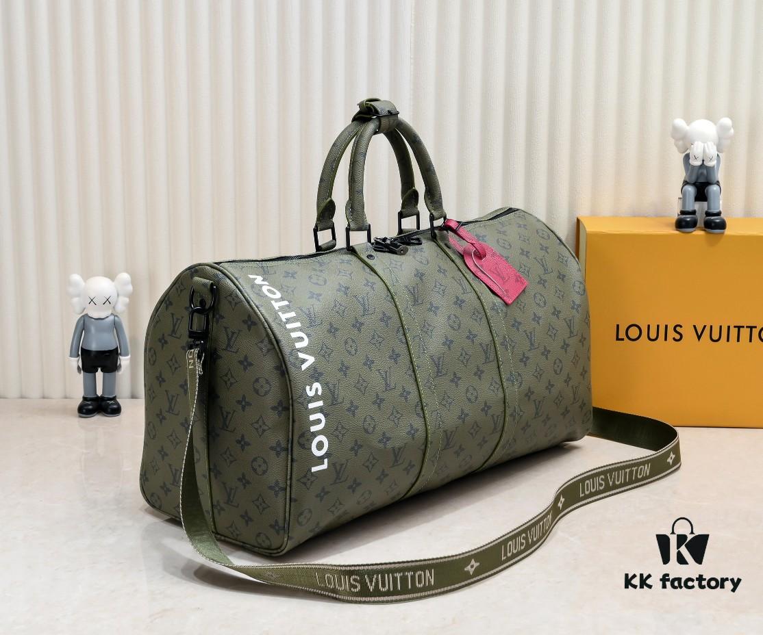 69303d4df09edb6de4c4d4d7 Exclusive Real Photo - Upgraded Version ‼️ Real Photo M23963 Green 41416 Keepall Bandoulière 50 Travel Bag from the Monogram Tones Collection