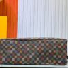 M24457 Black Orange Blue Green Grey Optical Pattern Checkered Black Crocodile Texture Orange Crocodile Texture 9 Colors ✔️