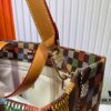 M24457 Black Orange Blue Green Grey Optical Pattern Checkered Black Crocodile Texture Orange Crocodile Texture 9 Colors ✔️