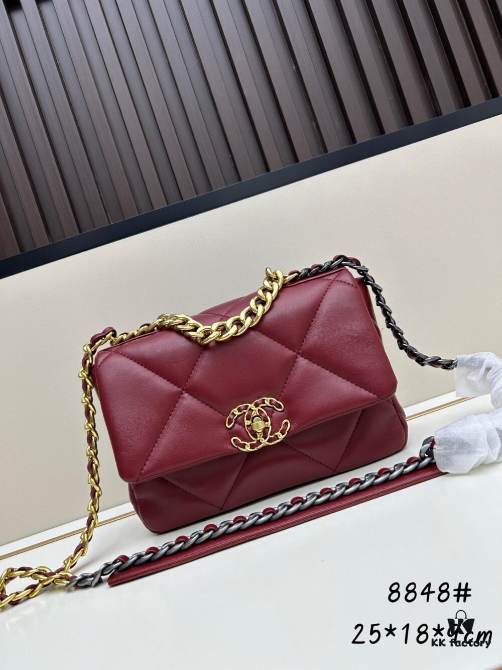 69303ecff09edb6de4c4d6b6 New Arrival with Box CHANEL Chanel Platinum White 19 Bag
