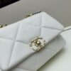 69303edff09edb6de4c4d6c7 New Arrival with Box CHANEL Chanel Platinum White 19 Bag