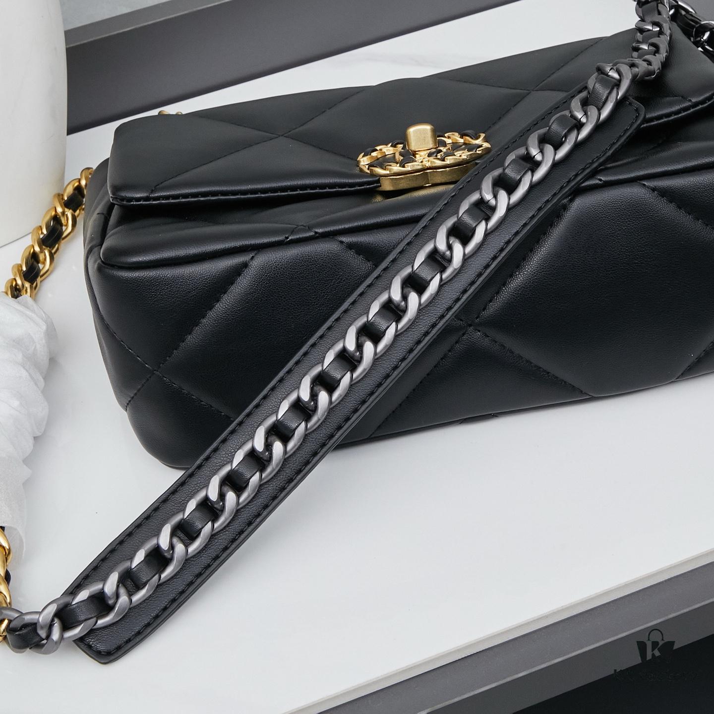 69303f29f09edb6de4c4d703 New Arrival with Box CHANEL Chanel Platinum White 19 Bag