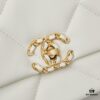 69303f34f09edb6de4c4d70c New Arrival with Box CHANEL Chanel Platinum White 19 Bag
