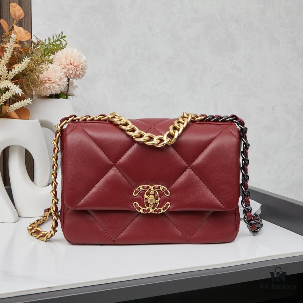 69303f3bf09edb6de4c4d713 New Arrival with Box CHANEL Platinum White 19 Bag