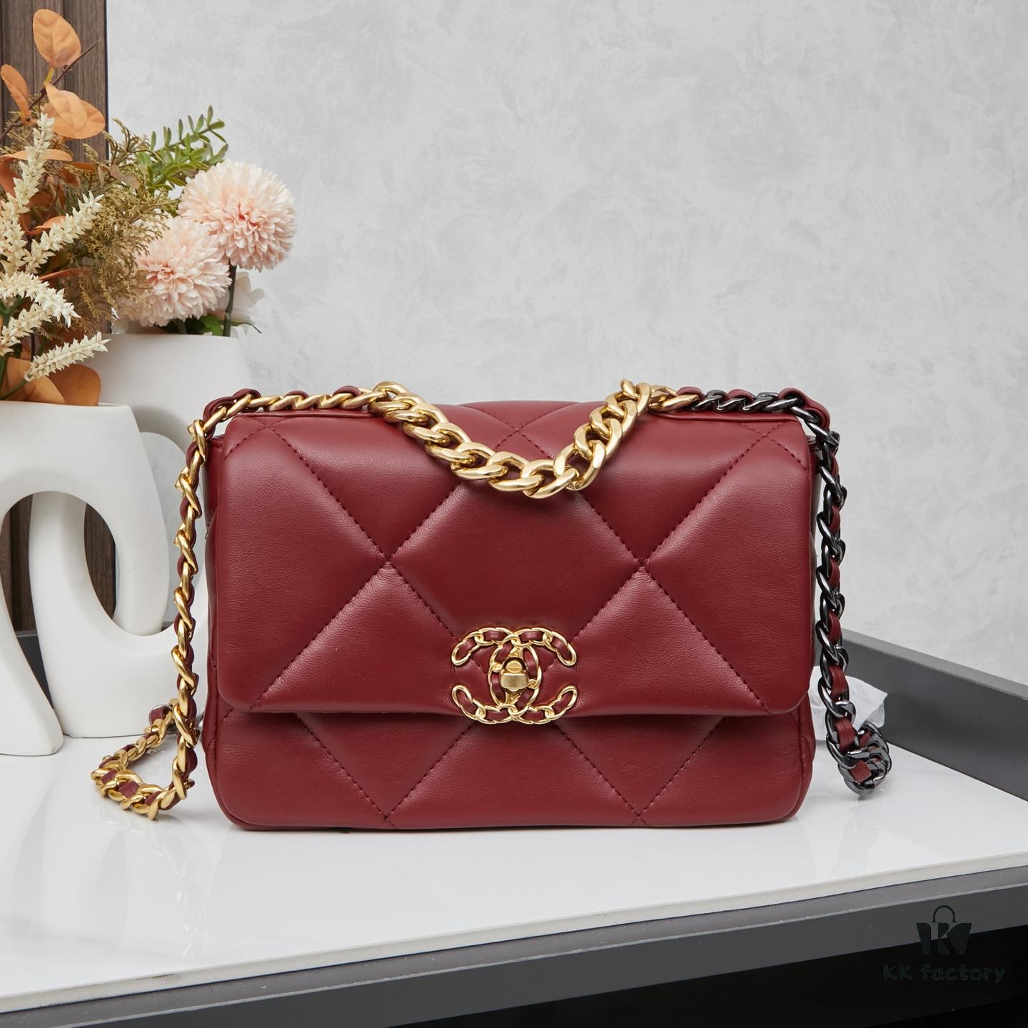New Arrival with Box CHANEL Platinum White 19 Bag