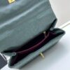 Chanel Coco Handle Black Calfskin with Red Handle