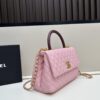 Chanel Coco Handle Box Set - Black Calfskin with Red Handle