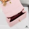 69303fd9f09edb6de4c4d7a8 New Arrival with Box Chanel Coco Handle Black Calfskin Red Handle