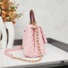 69303fdcf09edb6de4c4d7aa New Arrival with Box Chanel Coco Handle Black Calfskin Red Handle