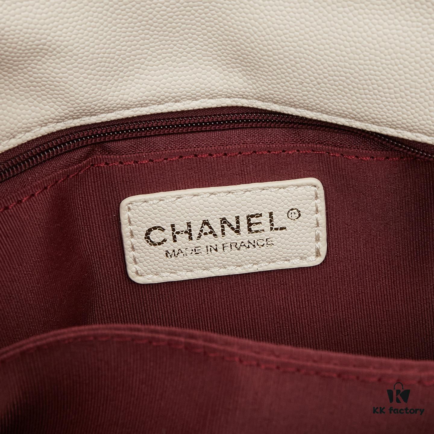 69303ff9f09edb6de4c4d7c4 New Arrival with Box Chanel Coco Handle Black Calfskin Red Handle