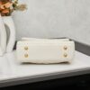69304033f09edb6de4c4d7fe New Arrival with Box, Mini Chanel Coco Handle in Black Calfskin with Gold Hardware and Red Handle