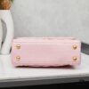 6930403ef09edb6de4c4d807 New Arrival with Box, Mini Chanel Coco Handle in Black Calfskin with Gold Hardware and Red Handle