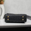 69304046f09edb6de4c4d80c New Arrival with Box, Mini Chanel Coco Handle, Black Calfskin with Gold Hardware, Red Handle