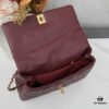 6930405bf09edb6de4c4d81c New Arrival with Box, Mini Chanel Coco Handle in Black Calfskin with Gold Hardware and Red Handle