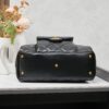 693040c9f09edb6de4c4d879 New Arrival Chanel 24A Bowling Bag in Black Crinkled Calfskin - Mini Size