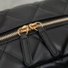 693040ccf09edb6de4c4d87c New Arrival Chanel 24A Bowling Bag in Black Crinkled Calfskin - Mini Size