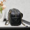 693040e9f09edb6de4c4d890 New Arrival Chanel 24A Bowling Bag in Black Crinkled Calfskin - Mini Size