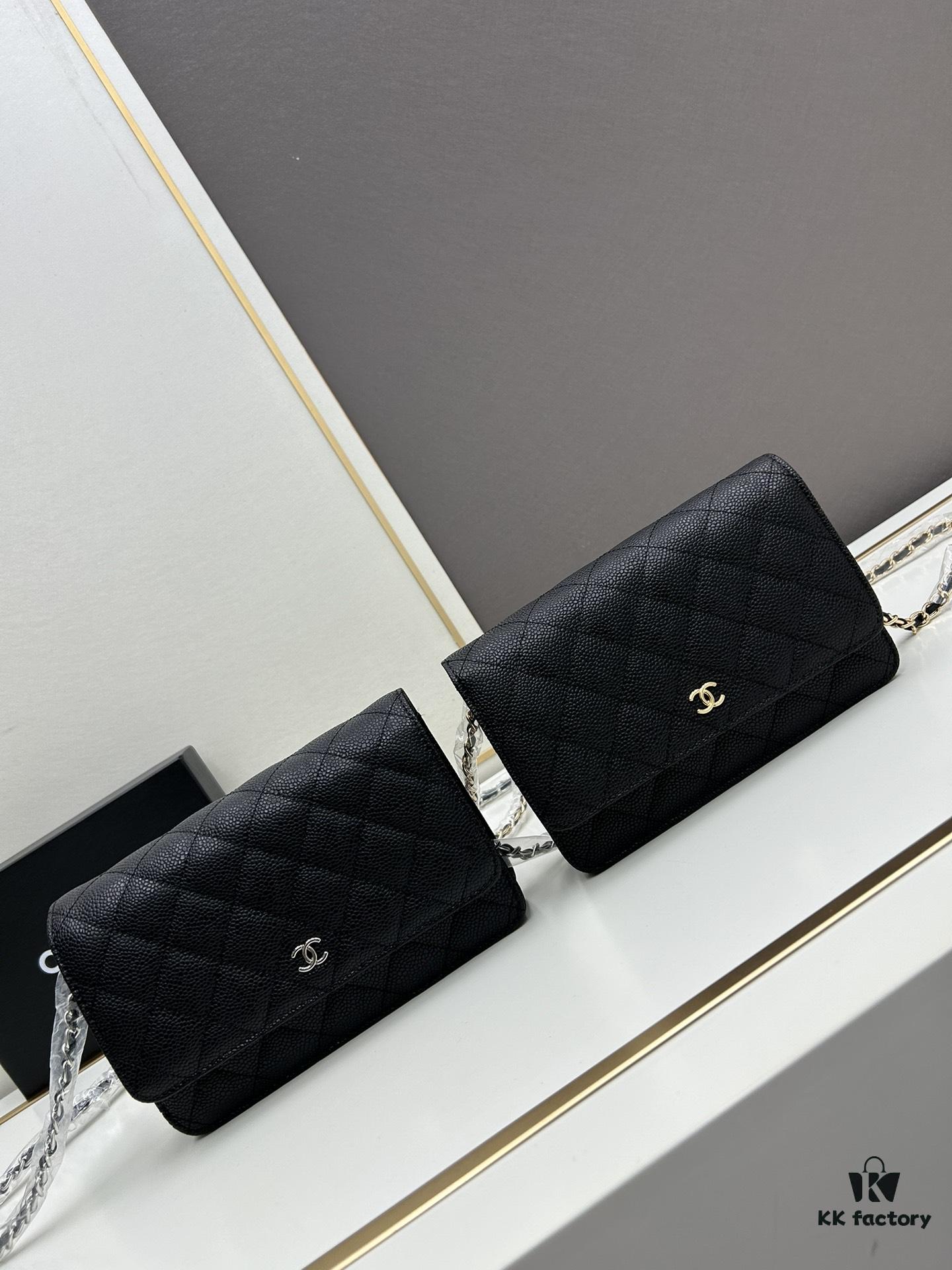 69304110f09edb6de4c4d8b4 Chanel WOC Classic Fortune Bag with Box (33814 Ball Texture) - Can Be Worn as Crossbody, Shoulder or Clutch