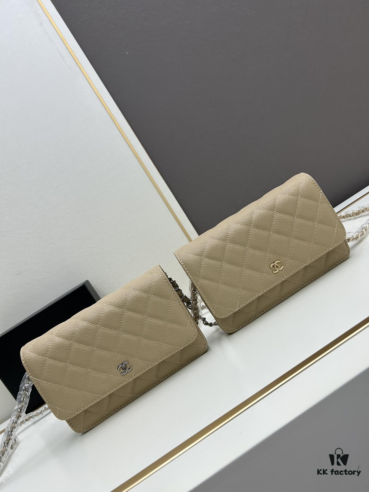 69304112f09edb6de4c4d8b5 Chanel WOC Classic Fortune Bag with Box (33814 Ball Texture) - Can Be Worn as Crossbody, Shoulder or Clutch