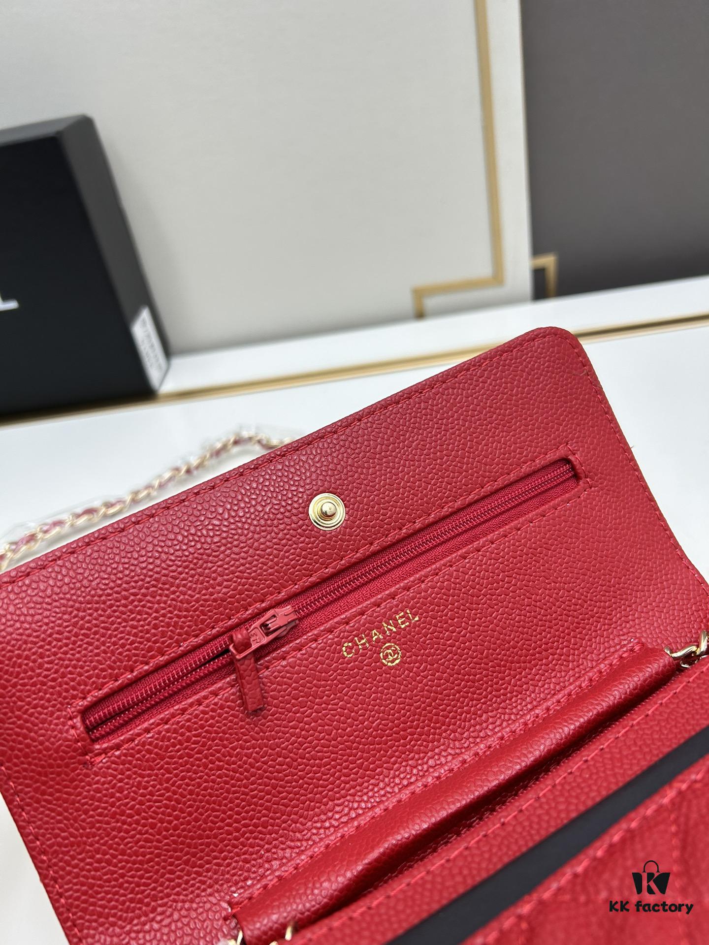 6930411ef09edb6de4c4d8c3 Chanel WOC Classic Fortune Bag with Box (33814 Ball Texture) - Can Be Worn as Crossbody, Shoulder or Clutch
