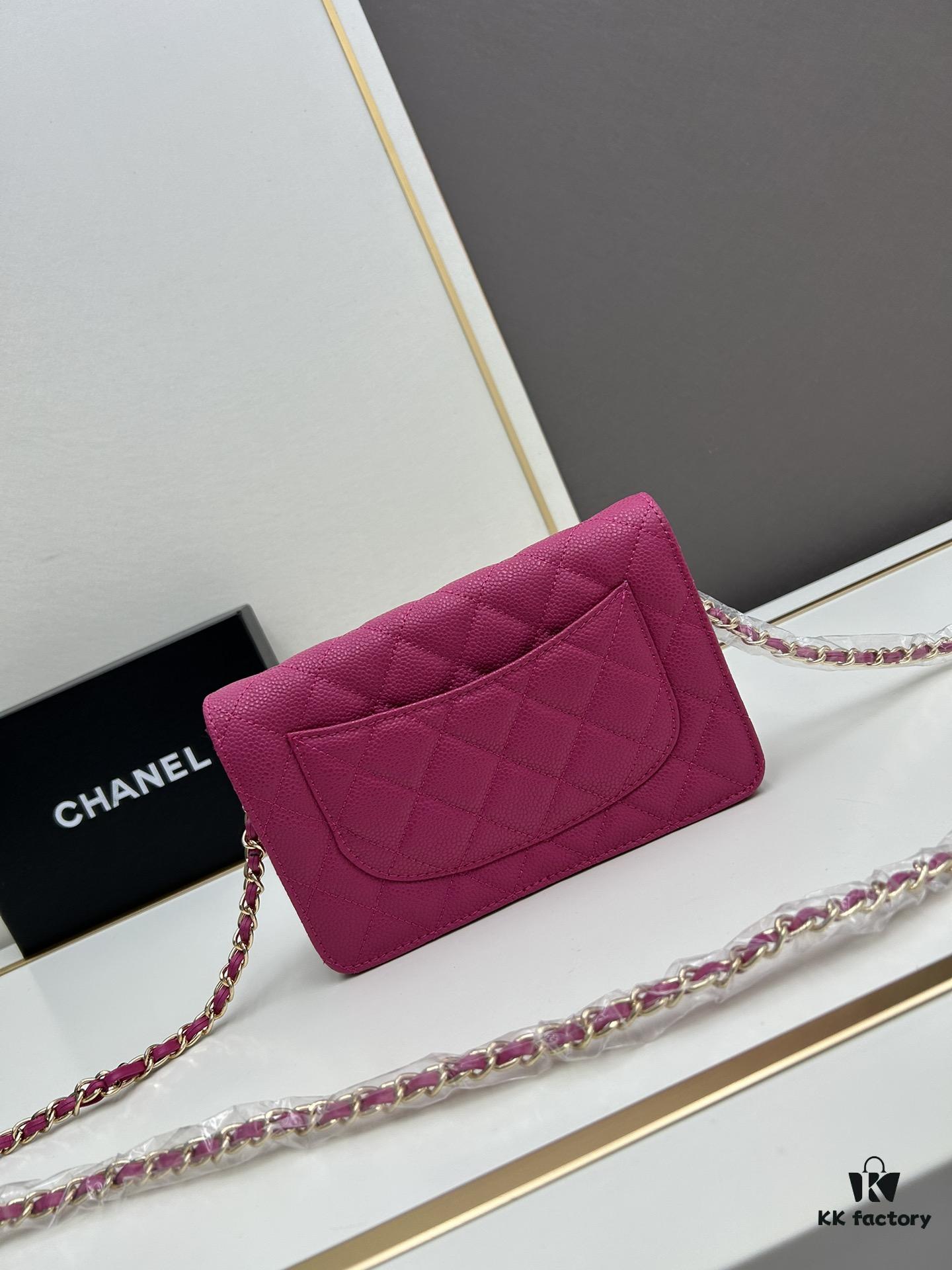 69304120f09edb6de4c4d8c5 Chanel WOC Classic Fortune Bag with Box (33814 Ball Texture)