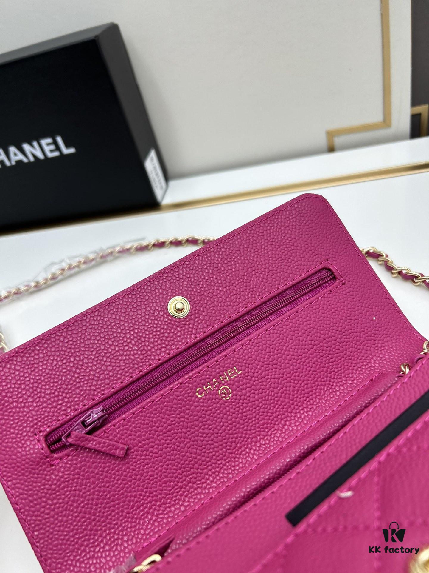 69304125f09edb6de4c4d8c8 Chanel WOC Classic Fortune Bag with Box (33814 Ball Texture)