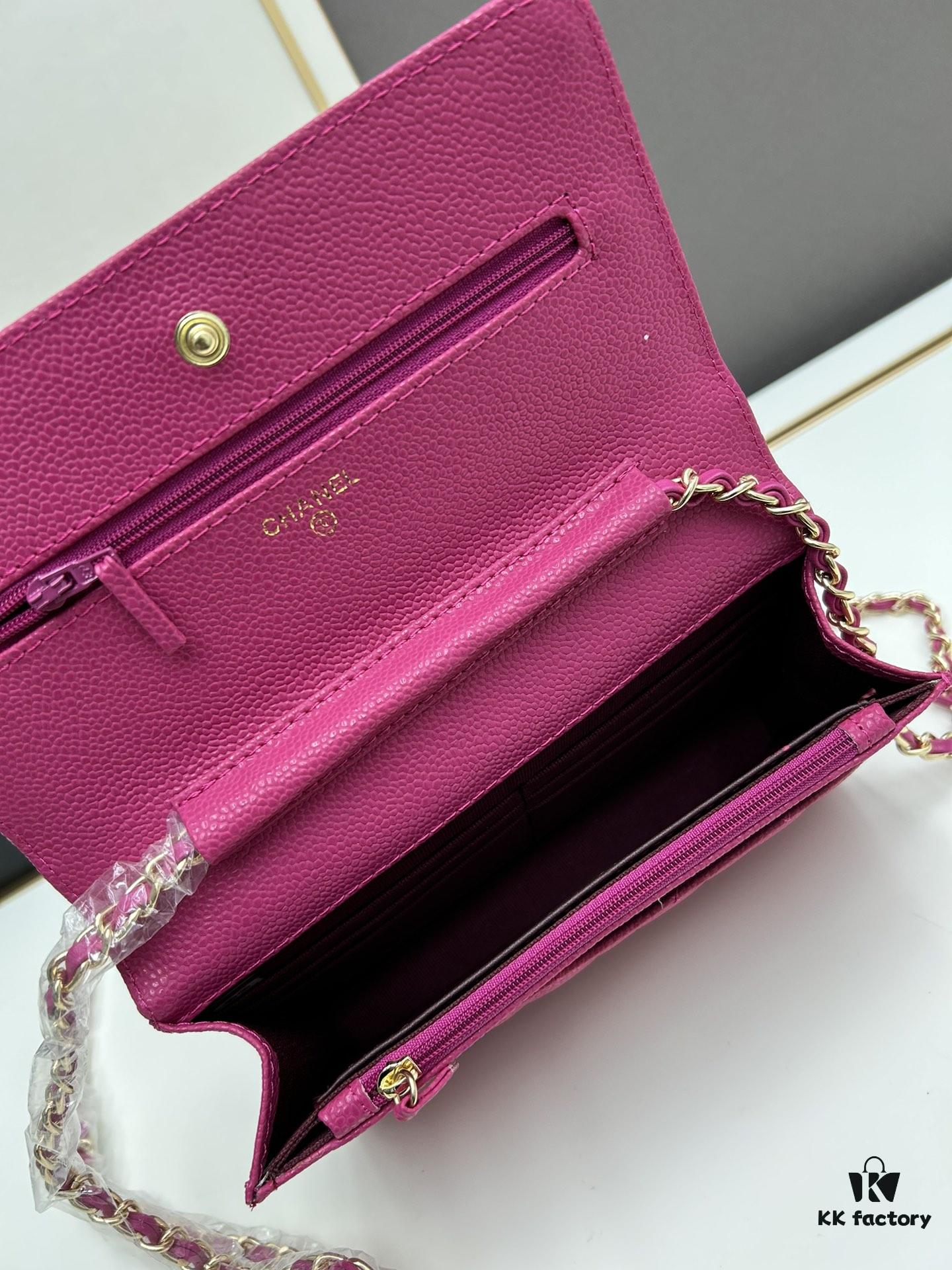 69304129f09edb6de4c4d8cb Chanel WOC Classic Fortune Bag with Box (33814 Ball Texture)