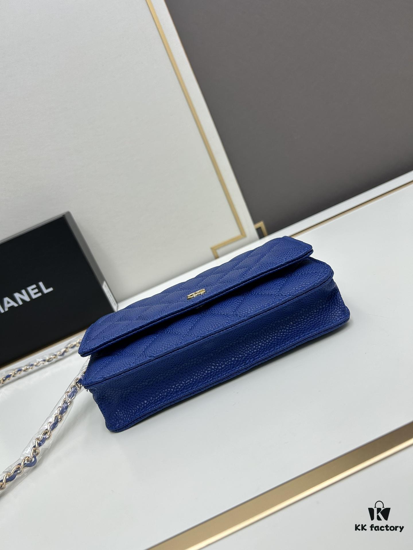6930412df09edb6de4c4d8cd Chanel WOC Classic Fortune Bag with Box (33814 Ball Texture) - Can Be Worn Crossbody or Shoulder, Chain Stows Inside for Clutch Use