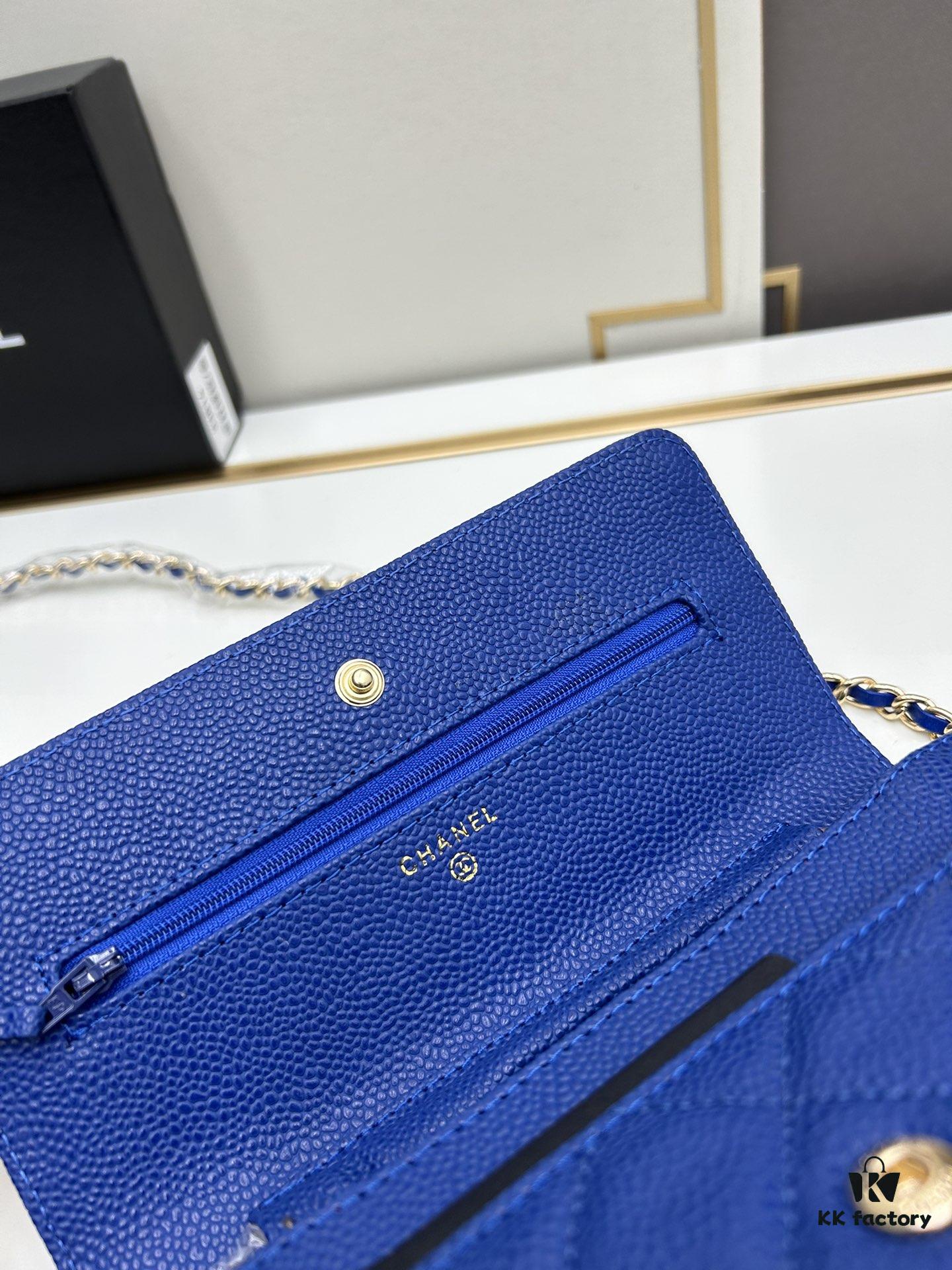 6930412ef09edb6de4c4d8ce Chanel WOC Classic Fortune Bag with Box (33814 Ball Texture) - Can Be Worn Crossbody or Shoulder, Chain Stows Inside for Clutch Use