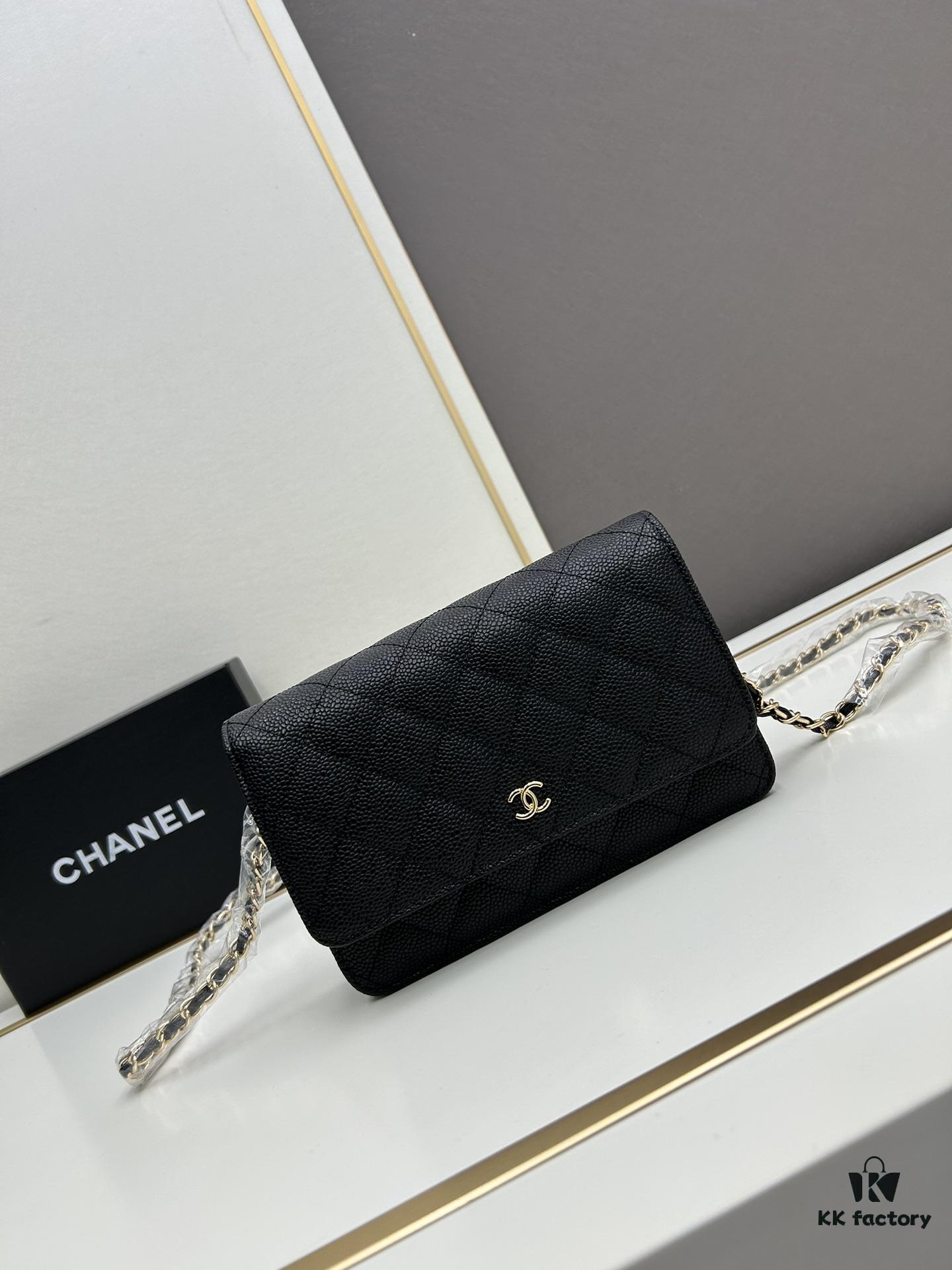 6930415bf09edb6de4c4d8e7 Chanel WOC Classic Fortune Bag with Box (33814 Ball Texture) - Can Be Worn as Crossbody, Shoulder or Clutch