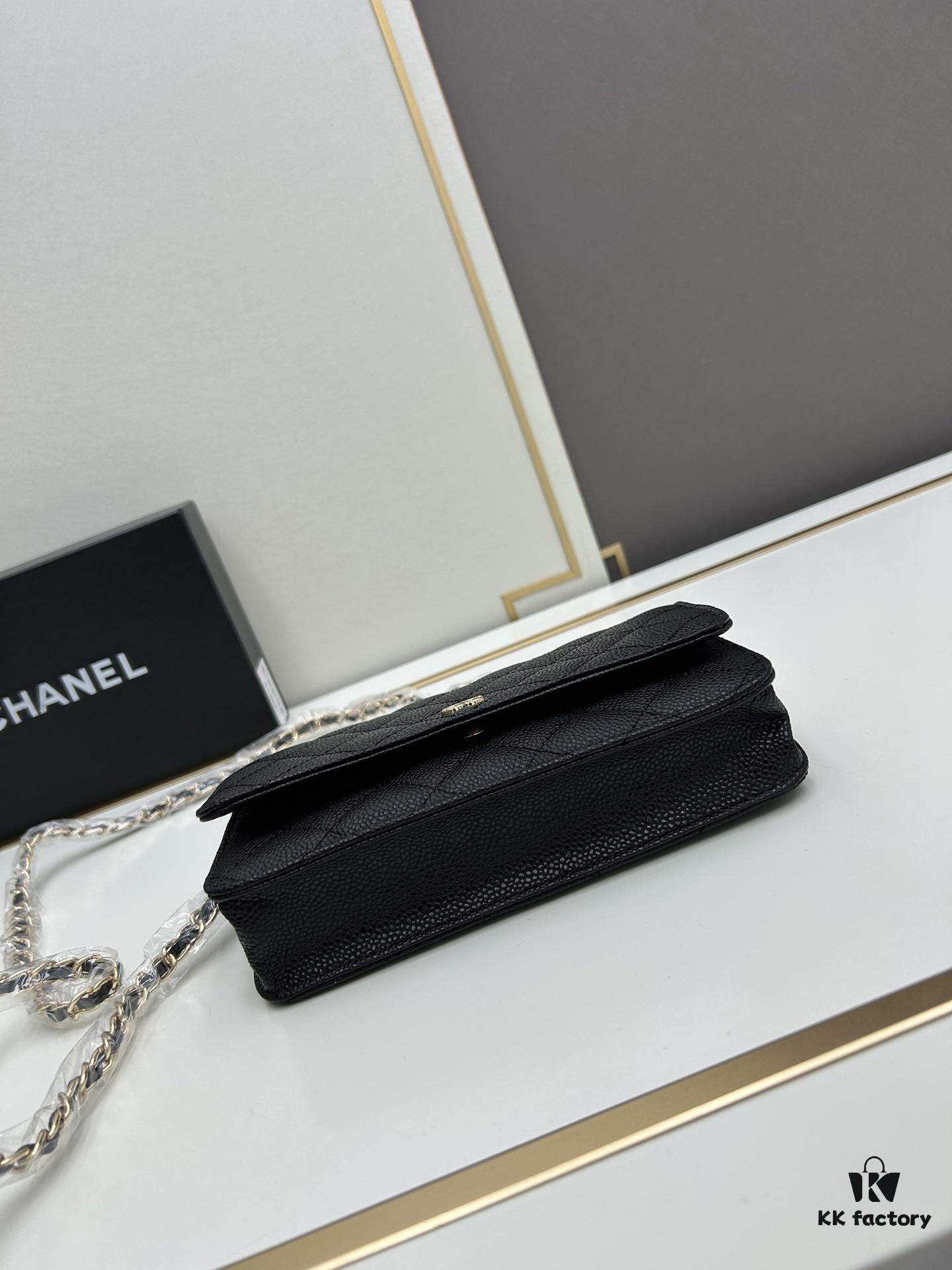 69304163f09edb6de4c4d8eb Chanel WOC Classic Fortune Bag with Box (33814 Ball Texture) - Can Be Worn as Crossbody, Shoulder or Clutch