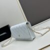 Chanel WOC Classic Ball Pattern Bag (Box Included, Model 33814) – Can Be Worn Crossbody or Shoulder, Chain Stows Inside for Clutch Use