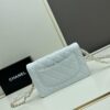 Chanel WOC Classic Ball Pattern Bag (Box Included, Model 33814) – Can Be Worn Crossbody or Shoulder, Chain Stows Inside for Clutch Use