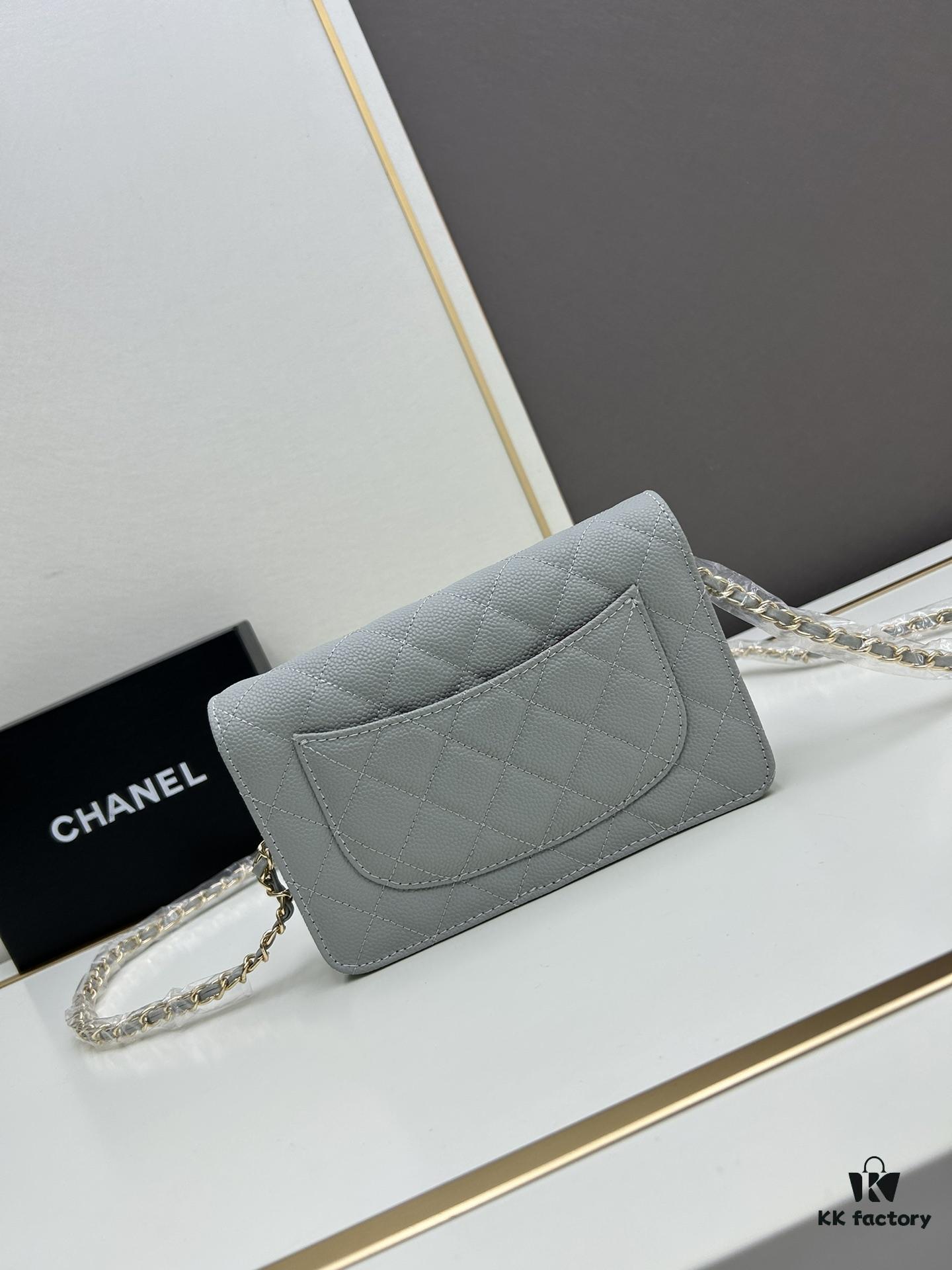 69304182f09edb6de4c4d8f7 Chanel WOC Classic Fortune Bag with Box (33814 Ball Texture) - Can Be Worn as Crossbody, Shoulder or Clutch
