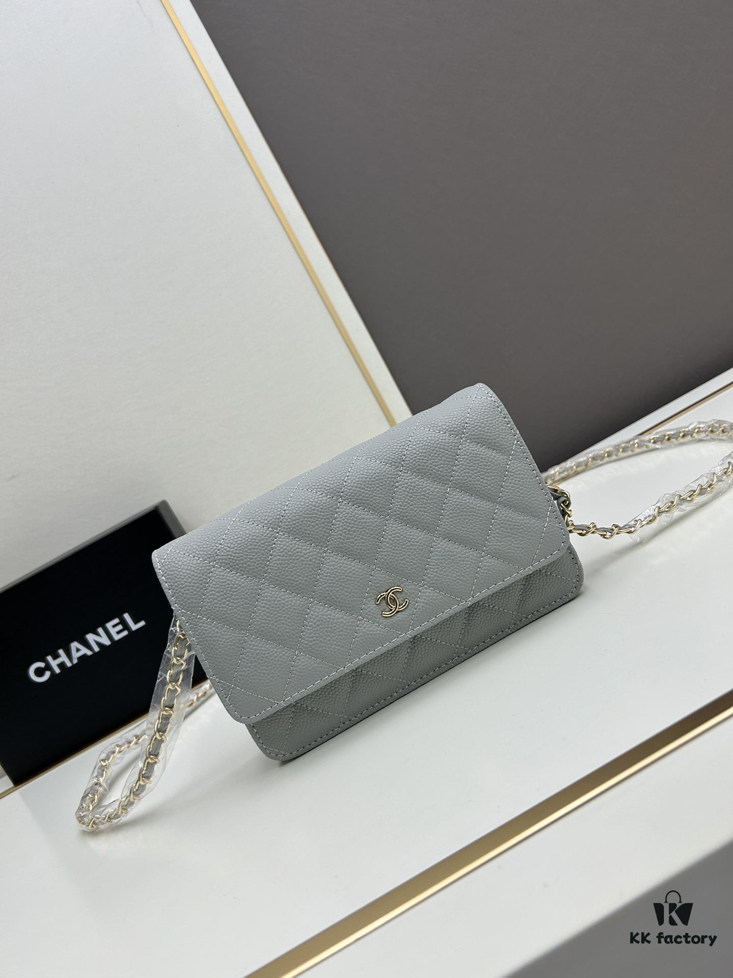 69304182f09edb6de4c4d8f8 Chanel WOC Classic Fortune Bag with Box (33814 Ball Texture) - Can Be Worn as Crossbody, Shoulder or Clutch