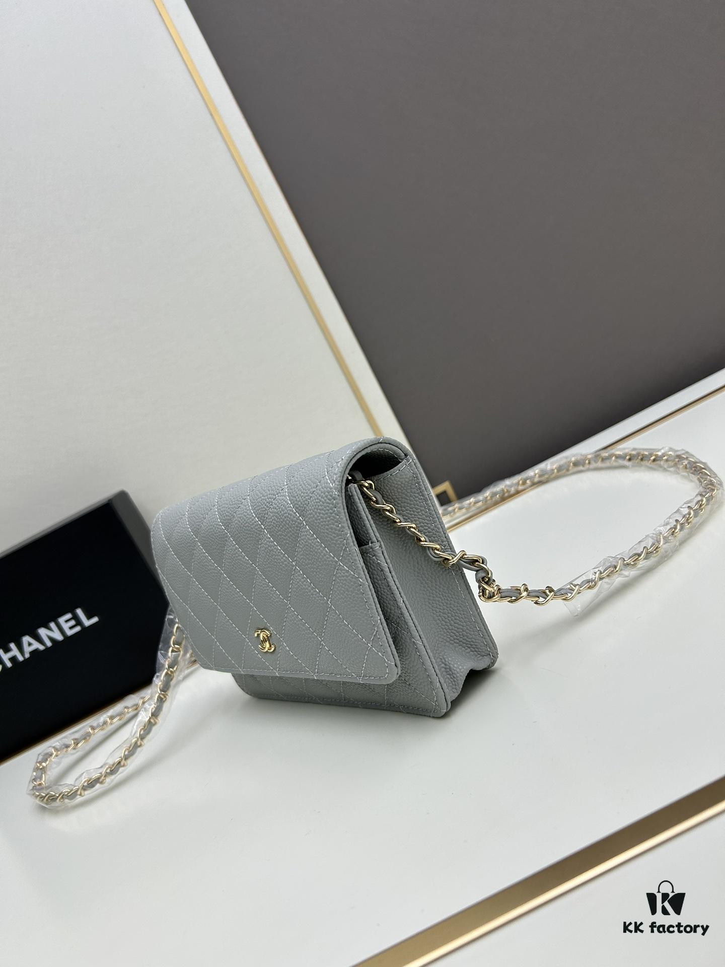 69304182f09edb6de4c4d8f9 Chanel WOC Classic Fortune Bag with Box (33814 Ball Texture) - Can Be Worn as Crossbody, Shoulder or Clutch