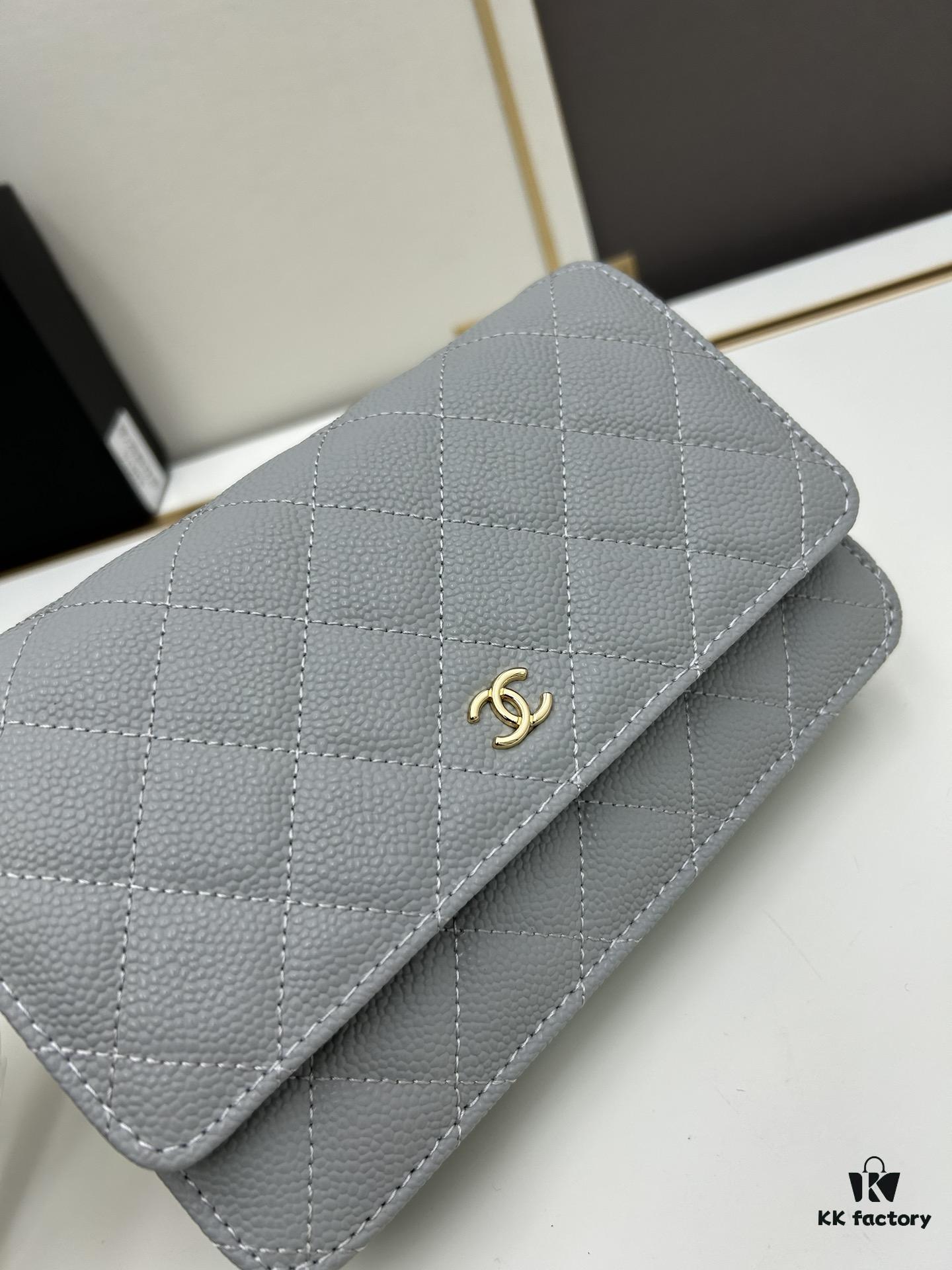 69304187f09edb6de4c4d8fb Chanel WOC Classic Fortune Bag with Box (33814 Ball Texture) - Can Be Worn as Crossbody, Shoulder or Clutch