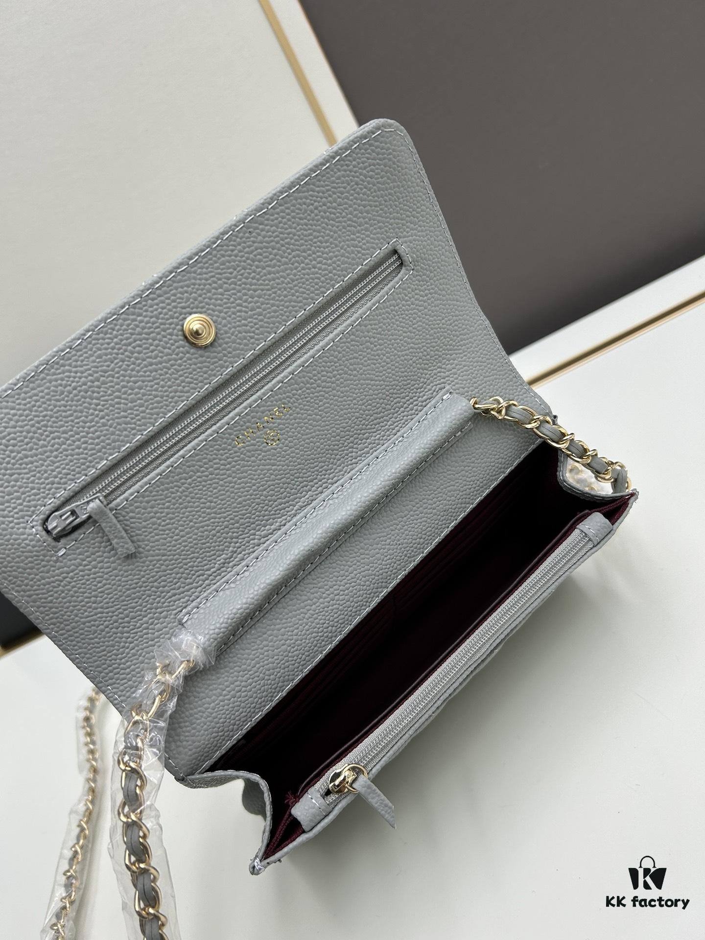 6930418cf09edb6de4c4d8fe Chanel WOC Classic Fortune Bag with Box (33814 Ball Texture) - Can Be Worn as Crossbody, Shoulder or Clutch