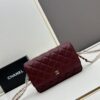 69304197f09edb6de4c4d907 Box Included (33814 Lambskin) Chanel WOC Classic Fortune Bag, Crossbody or Shoulder Wear, Chain Stowable Inside for Clutch Use