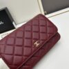 693041a0f09edb6de4c4d90c Box Included (33814 Lambskin) Chanel WOC Classic Fortune Bag, Crossbody or Shoulder Wear, Chain Stowable Inside for Clutch Use