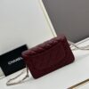 693041c2f09edb6de4c4d918 Box Included (33814 Lambskin) Chanel WOC Classic Fortune Bag, Crossbody or Shoulder Wear, Chain Stowable Inside for Clutch Use