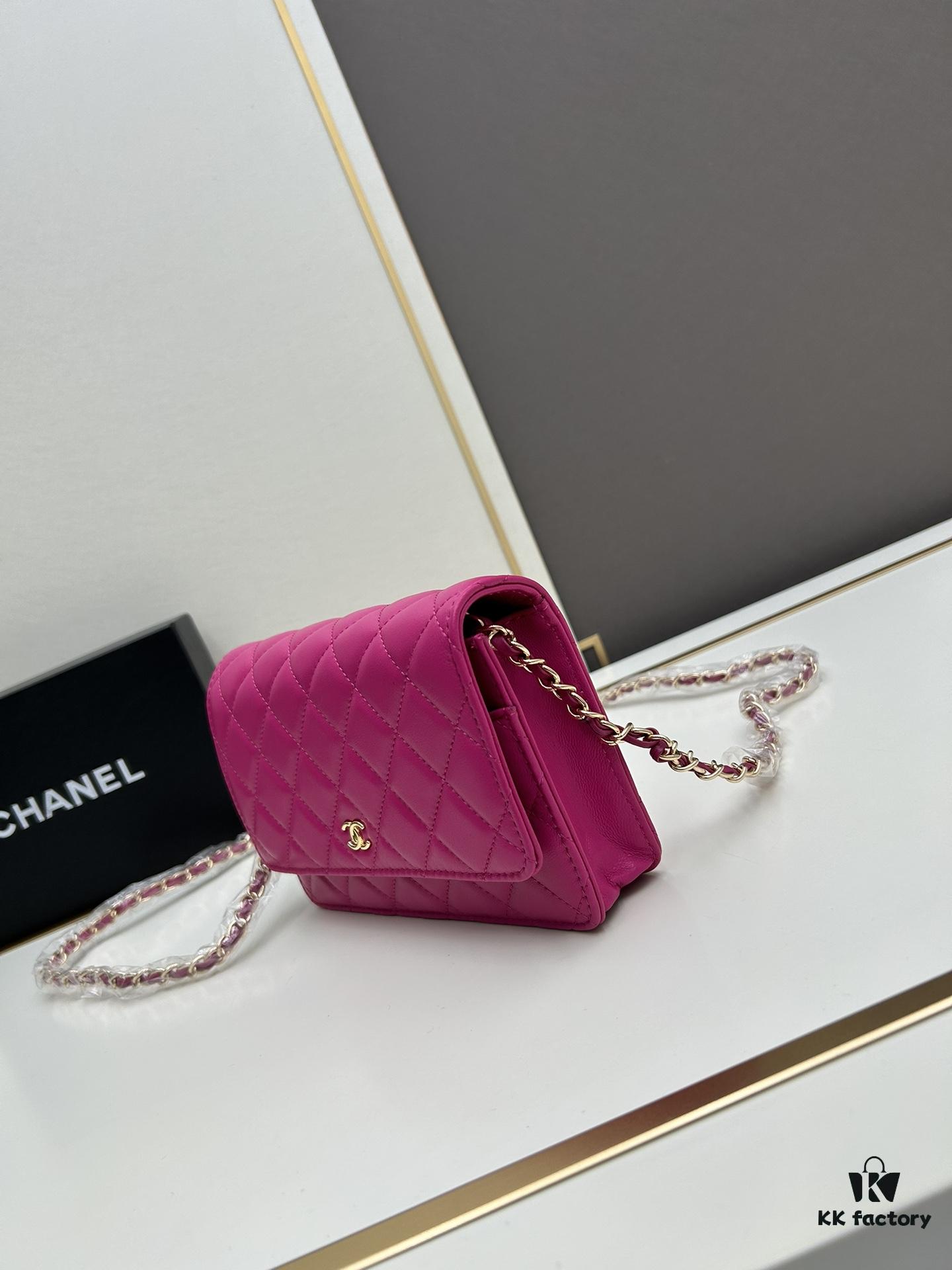 Chanel WOC Classic Fortune Bag with Box (33814 Lambskin) - Can Be Worn Crossbody, Shoulder or as Clutch