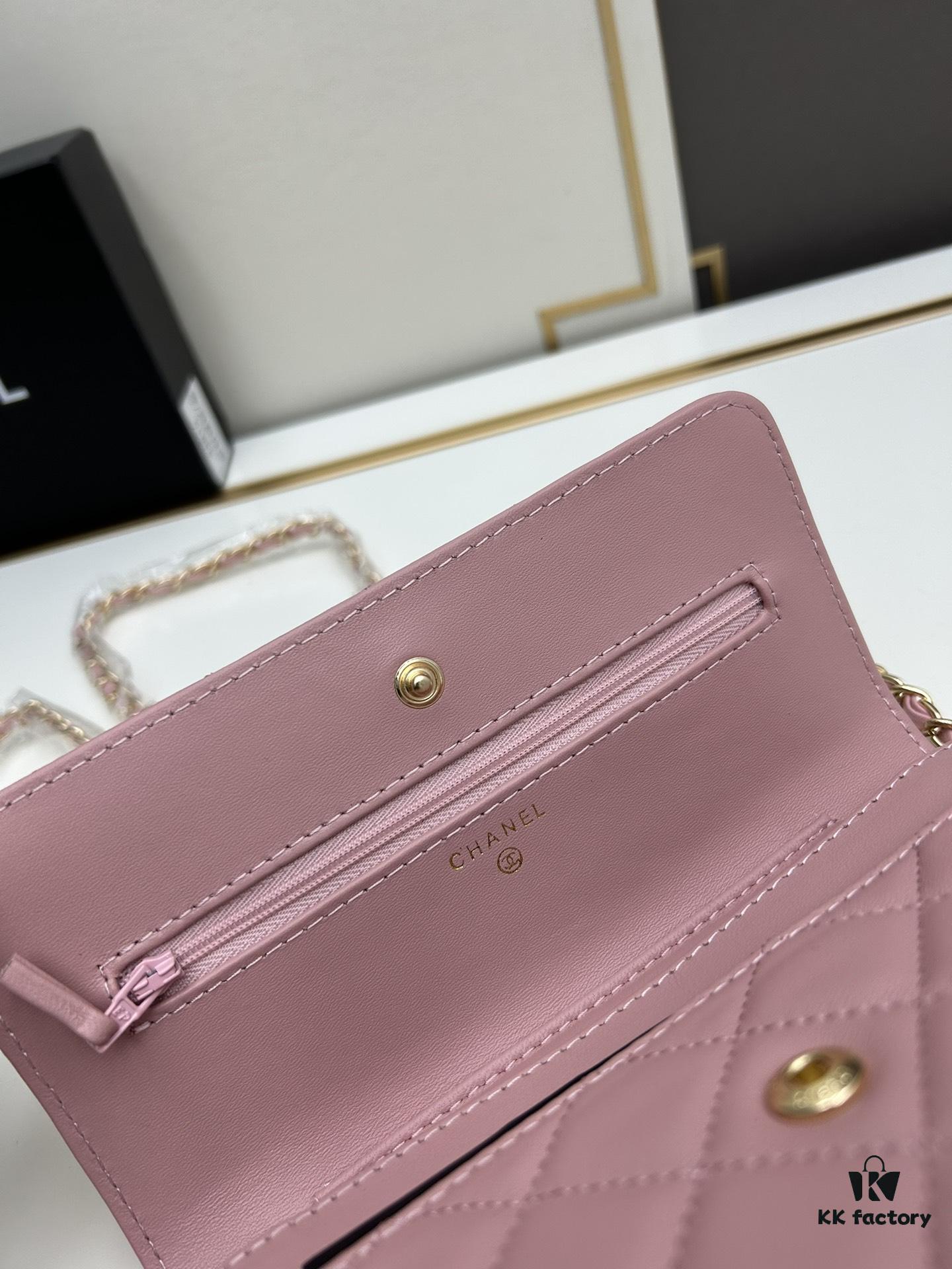 693041e5f09edb6de4c4d93b Chanel WOC Classic Fortune Bag with Box (33814 Lambskin) 🔔🔥 Can Be Worn Crossbody or Single-Shoulder, Chain Stowable Inside for Clutch Use