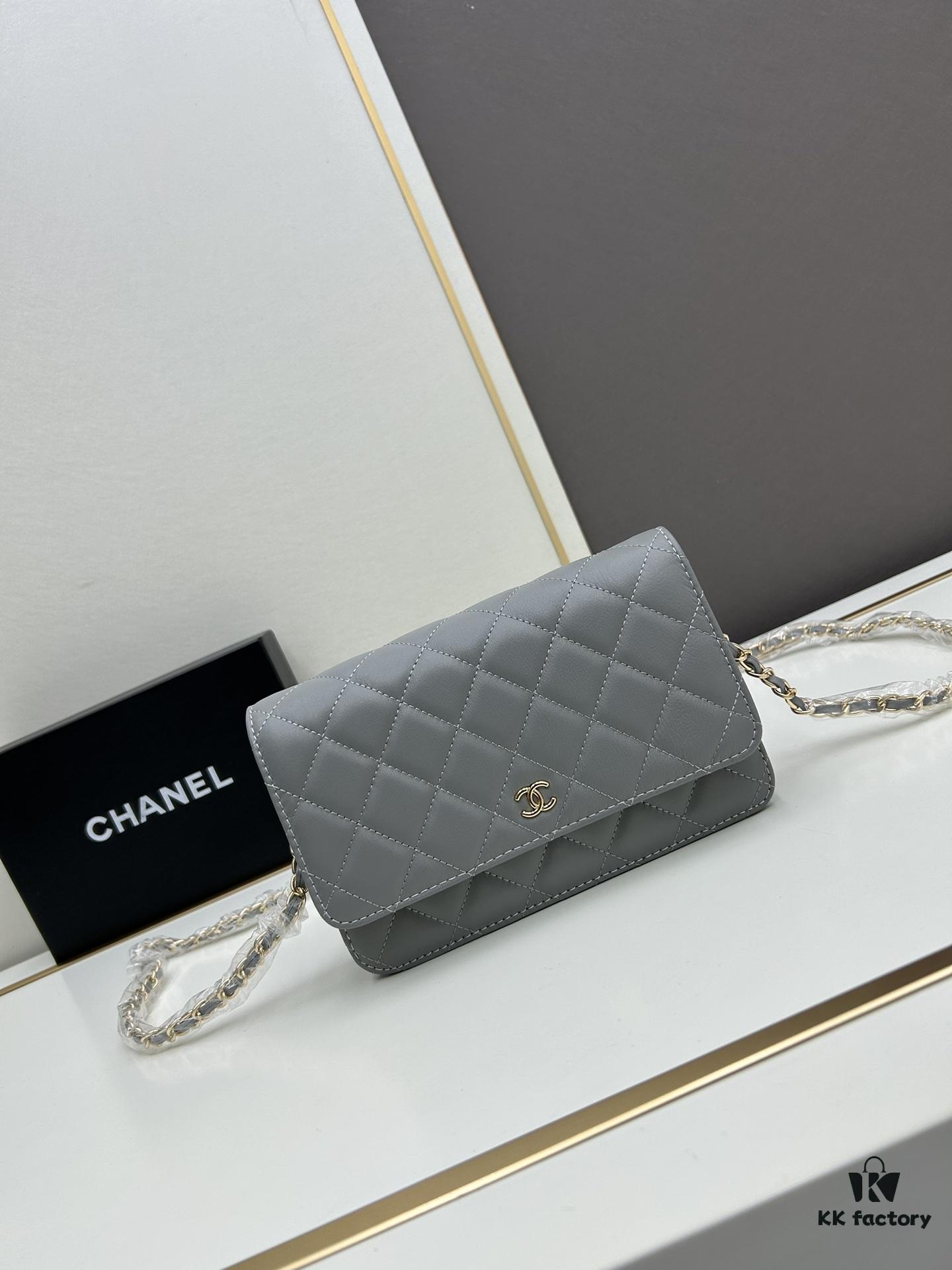 693041e5f09edb6de4c4d93c Chanel WOC Classic Fortune Bag with Box (33814 Lambskin) 🔔🔥 Can Be Worn Crossbody or Single-Shoulder, Chain Stowable Inside to Use as Clutch